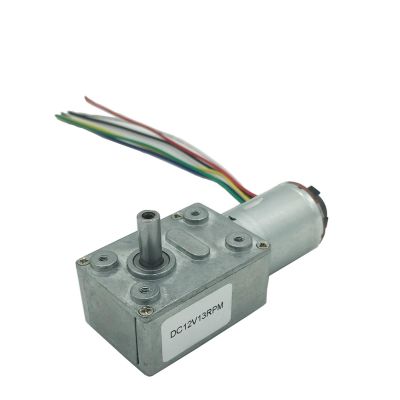 AEVHBAMXN 12V 18rpm JGY-370B Encoder Worm Electronic Starter Gear Electronic Starter Low Speed Adjustable Speed Reversed Metal Gears DIY