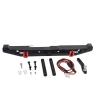 For Traxxas For TRX-4 For Axial For SCX10 90047 90046 1:10 RC Crawler Car Metal Rear Bumper With Light Bumper Parts view 1