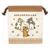 K Company Sanrio Characters (Cat Series) Drawstring Bag, Noranecoland, SAK-KC-NN H8.1 x W 7.1 inches (205 x 180 mm) view 2