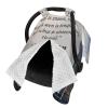 2 Corinthians 4 18 Baby Car Seat Cover & Nursing Cover - Breathable Stretch Fabric Multi-Use for Breastfeeding, Stroller Sunshade, Shopping Cart Cover view 1