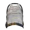 2 Corinthians 4 18 Baby Car Seat Cover & Nursing Cover - Breathable Stretch Fabric Multi-Use for Breastfeeding, Stroller Sunshade, Shopping Cart Cover view 2
