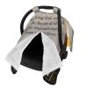 1 Timothy 4 10 Baby Car Seat Cover & Nursing Cover - Breathable Stretch Fabric Multi-Use for Breastfeeding, Stroller Sunshade, Shopping Cart Cover view 1