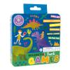 Floss and Rock Dino Magnetic Games Tin view 1