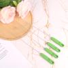 4pcs Straw Cleaner Brushes, Ergonomic Handle Straw Cleaning Tool Set for Extra Long Reusable Straws Small Baby Bottles Tubes Water Bottle Pipe Traw Brush (Green)  view 3