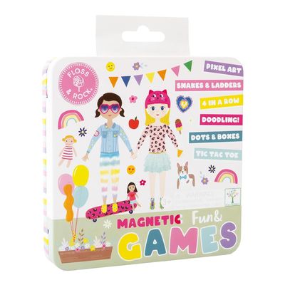 Floss and Rock Dolly Magnetic Games Tin