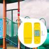 KiBcsLic Playground Swing Set Telephone Outdoor Equipment Pretend Play Treehouse for Educational Gift, Yellow view 3