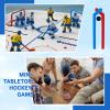 JolliLudo Mini Tabletop Hockey Game Set Including 2 Pcs Goal Nets 2 Pcs Ice Hockey and 2 Sticks Christmas Indoor Desk Novelty Toy Fast Paced Fun Sport Party Games for Xmas Adults view 3