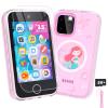 Dylanto Kids Phone,3.5'' Touchscreen Phone for Kids Learning Play Toys for 3-9 Years Old Girls with Dual Camera,Video Players,Game,Christmas Birthday Gifts for Girl Age 3 4 5 6 7 8 9 (Pink) view 1