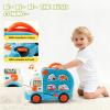 Dimoarch Toddler Toys for 1 2 Year Old Boy Girl Gift, 3 in 1 Early Learning Toy Cars for Toddlers 1-3, Birthday Gift for 18 Month Old Toddler Boy Girl Toy view 2