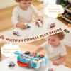 Dimoarch Toddler Toys for 1 2 Year Old Boy Girl Gift, 3 in 1 Early Learning Toy Cars for Toddlers 1-3, Birthday Gift for 18 Month Old Toddler Boy Girl Toy view 3