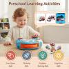 Dimoarch Toddler Toys for 1 2 Year Old Boy Girl Gift, 3 in 1 Early Learning Toy Cars for Toddlers 1-3, Birthday Gift for 18 Month Old Toddler Boy Girl Toy view 4