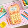 DYNWAVE Dinosaur Shaped Calculator Handheld Intelligent Learning Calculator for Students Children Kids Gifts, Orange view 4