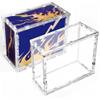 2 PCS OP Booster Box Acrylic Case, UV Protected Dustproof Preservation Compatible with OP TCG Booster Box Stackable 6mm Thick Display Protector for Game Card Boxes Collector, Inner:5.91x2.76x4.72 in view 1