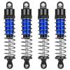 4PCS RC Shock Absorber Oil Adjustable Damper Set with Springs Aluminum Alloy 70mm/80mm/90mm Shocks for 1/10 RC Crawler Axial SCX10 TRX4 D90 Upgrades Parts (90mm) view 2