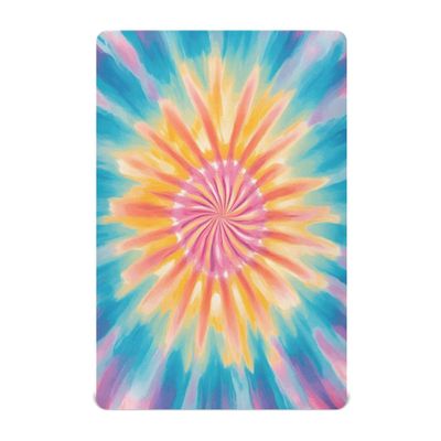 xigua Colorful Tie-dye Fitted Crib Sheets for Girls and Boys, Soft Breathable Crib Sheet Suitable for Standard Crib & Toddler Bed 28 x 52 in