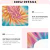 xigua Colorful Tie-dye Fitted Crib Sheets for Girls and Boys, Soft Breathable Crib Sheet Suitable for Standard Crib & Toddler Bed 28 x 52 in view 4