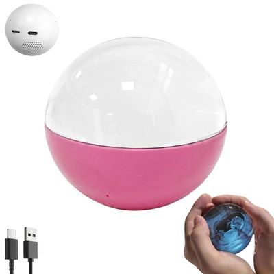 2.7" Crystal Ball Video Player,Personalized Digital Display Sphere with Custom Uploadable Videos & Photos,Customized Light-Up Sphere Gift for Anniversary, Birthday,Wedding