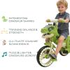 Dinosaur Kids Tricycle for Rider- Toddlers Kid Trike Bike Big Wheel with Music, Storage Basket,Light Wheel, Indoor/Outdoor Preschool Daycare Kids Bike,Best Gift for 3-7 Year Old Girls & Boys (Green) view 2