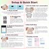 IvyBess AI Smart Stuffed Animal with ChatGPT-Real-Time Voice Interactive Plush Toy, Learning Assistant & Emotional Companion for Kids 3+ Interactive Plush Stuffed Animal Toys (Small) view 2