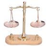 112: Retro Miniature Balance Scale, Exquisite Balance Decorative Accessories, Alloy and Composite Wood Materials, Cute and Exquisite for view 3