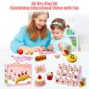 Air Dry Clay for Kids, Cake Themed, DIY Model Magic Clay with Sculpting Tools and Tutorials, 12 Boxes Modeling Magic Soft Clay Art Sculpting Supplies, Arts and Crafts Gift for Kids view 4
