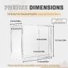 3 Pack Acrylic Booster Box Display Case with Magnetic Splicing Lid 6mm Extra Thick Clear Protector Stackable UV Protection Storage Container for Collectors Fits Standard Sealed TCG Boxes 3.1x4.8x5.4in view 2