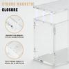 3 Pack Acrylic Booster Box Display Case with Magnetic Splicing Lid 6mm Extra Thick Clear Protector Stackable UV Protection Storage Container for Collectors Fits Standard Sealed TCG Boxes 3.1x4.8x5.4in view 4