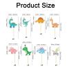 Aeisonsa 32Pcs Dinosaur Cupcake Toppers Dino Baby Shower Birthday Decorations Cupcake Toppers Party Supplies for Boys, GirlsBaby Showers view 2