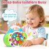KIZZYEA Montessori Learning Toys for 1 2 3 Year Old Boys Girls, Musical Alphabet Flip Toy for Toddlers, Preschool Educational Toys with Light & Sounds, Christmas Birthday Gifts for Baby Kids view 4
