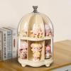 2 Layer Dolls Display Case Figure Toys Storage Box Transparent Blind Box Organizer Stand Dustproof Protection Showcase for Action Figures/Toys/Collectibles (2 Layer) view 1