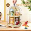 2 Layer Dolls Display Case Figure Toys Storage Box Transparent Blind Box Organizer Stand Dustproof Protection Showcase for Action Figures/Toys/Collectibles (2 Layer) view 4