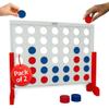 Bolaball Giant Wooden 4-in-a-Row Game Pack of 2  3.2FT Jumbo Connect Game for Kids & Adults, Indoor & Outdoor Fun, Durable Design for Family Gatherings, BBQs, Parties & More view 1
