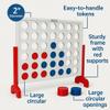 Bolaball Giant Wooden 4-in-a-Row Game Pack of 2  3.2FT Jumbo Connect Game for Kids & Adults, Indoor & Outdoor Fun, Durable Design for Family Gatherings, BBQs, Parties & More view 2