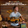 FMS 1/10 FCX10 Land Rover Camel Trophy Edition RC Crawler, Hobby RC Rock Crawler with Lighting System, 4-Link Suspension for Adults, RS (Range Rover) view 2