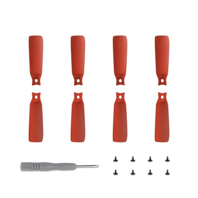 8pcs Colorful Replacement Propellers For FLIP Easy Installation Accessories(RED)
