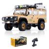FMS 1/10 FCX10 Land Rover Camel Trophy Edition RC Crawler, Hobby RC Rock Crawler with Lighting System, 4-Link Suspension for Adults, RS (Defender) view 1