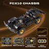 FMS 1/10 FCX10 Land Rover Camel Trophy Edition RC Crawler, Hobby RC Rock Crawler with Lighting System, 4-Link Suspension for Adults, RS (Defender) view 3