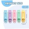 5Pcs Retractable Erasers, Cute Sliding Retractable Pencil Erasers with Heart Design for School, Office and Home view 3