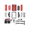 F76 V8 Engine Radiator Motor Cooling Fan for 1/10 RC Cover Car TRX-4 TRX-6 SCX10 90046 Upgrade Kit (Red) view 1