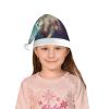 LHDGBNV White Dream Catcher Feather Santa Hat For Kids Funny Christmas Hats Warm Comfort Velvet Holiday Xmas Hat For Boys Girls New Year Festive Party Decoration view 2