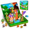 99PCS Magnetic Blocks Travel Toys, Magnet Building Blocks with Portable Metal Box, Mini Construction Travel Magnetic Tiles for Toddlers Boys Age 3-5 4-8 8-12, STEM Sensory Outdoor Travel Toys Gifts view 1