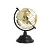 Contemporarys Blacks And Gold World Globes Desk Descoration With Wire Accent Design Office Desk view 3