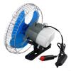 12V 24V Metal Car Fan Auto Cooling Vehicle Fan Oscillating Two Speed Quiet Strong Wind Portable Electric Fan for Truck Car with Clamp Mount 6 8 Inch Silent Air Circulation(8-inch 12V) view 3