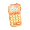 Menolana Students Calculator Math Game Portable Handheld Office Desktop Calculator for Children Gifts, Orange view 1