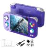 Anbernic RG476H Retro Handheld Game Console 4.7-inch LTPS in-Cell Screen No Card Android 13 System 128G Storage Support AI Functions 3D Hall Effect Joystick WiFi Bluetooth HD and TV Output Indigo view 1