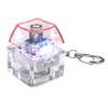 1-Key Mechanical Keycap Tester Keychain with LED Lighting for Stress Reduction and Relaxation for Home Or Office view 1
