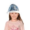 LHDGBNV Blue White Floral Pattern Santa Hat For Kids Funny Christmas Hats Warm Comfort Velvet Holiday Xmas Hat For Boys Girls New Year Festive Party Decoration view 2
