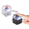 1-Key Mechanical Keycap Tester Keychain with LED Lighting for Stress Reduction and Relaxation for Home Or Office view 2