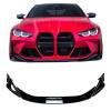 3 Stage Front Lip Spoiler Splitter CS Compatible for BMW G80 G82 G83 M3 M4 2021 2022 Glossy Black/Carbon Look(Carbon Look) view 2