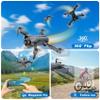 1080P Mini Drone with Camera, Drone for Beginners with Light, WiFi Transmission, One Key Start, Gestures Selfie, Waypoint Fly, 3D Flip, Headless Mode and App Control, view 4